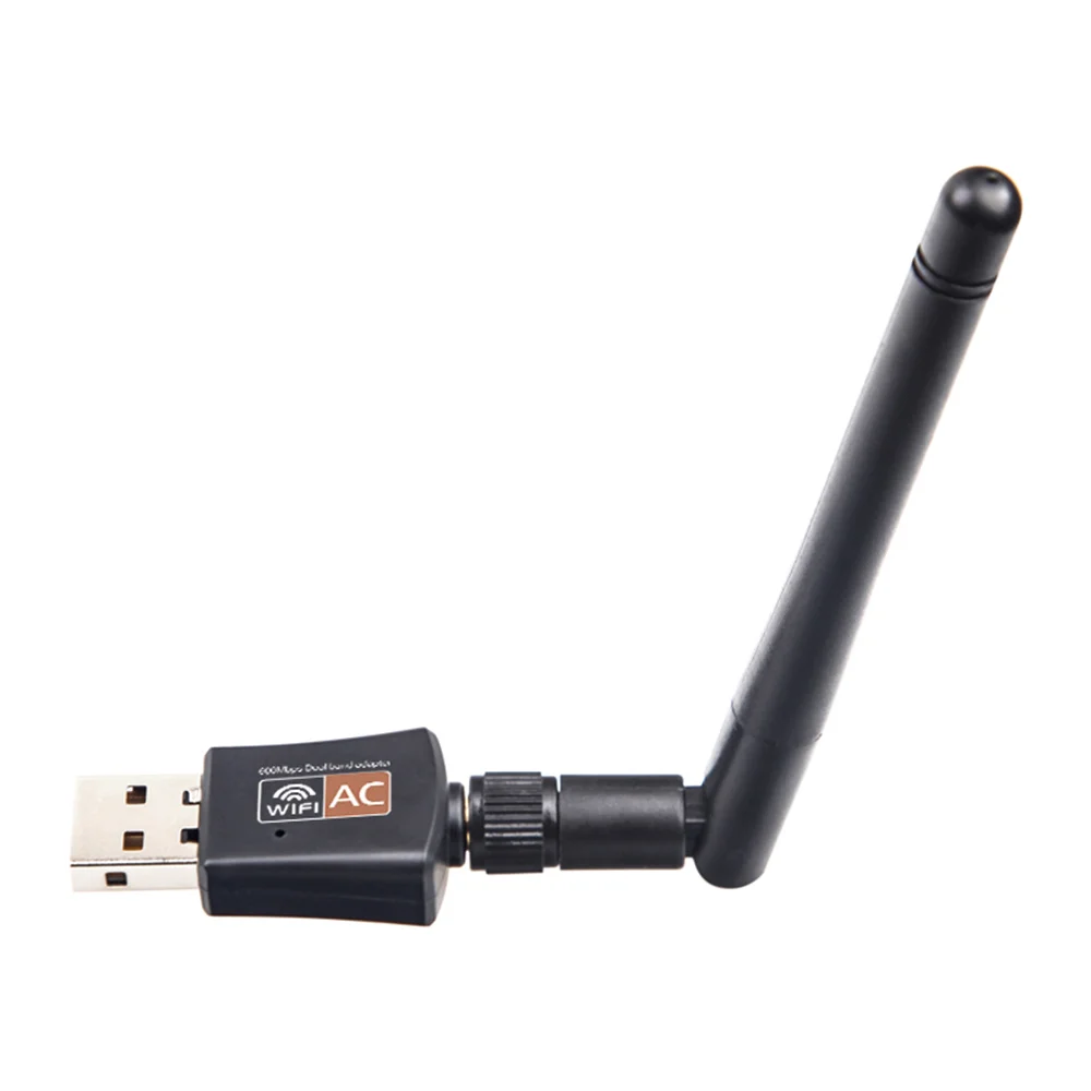 Dual Band 600Mbps USB wifi Adapter 2.4GHz 5GHz WiFi with Antenna PC Mini Computer Network Card Receiver