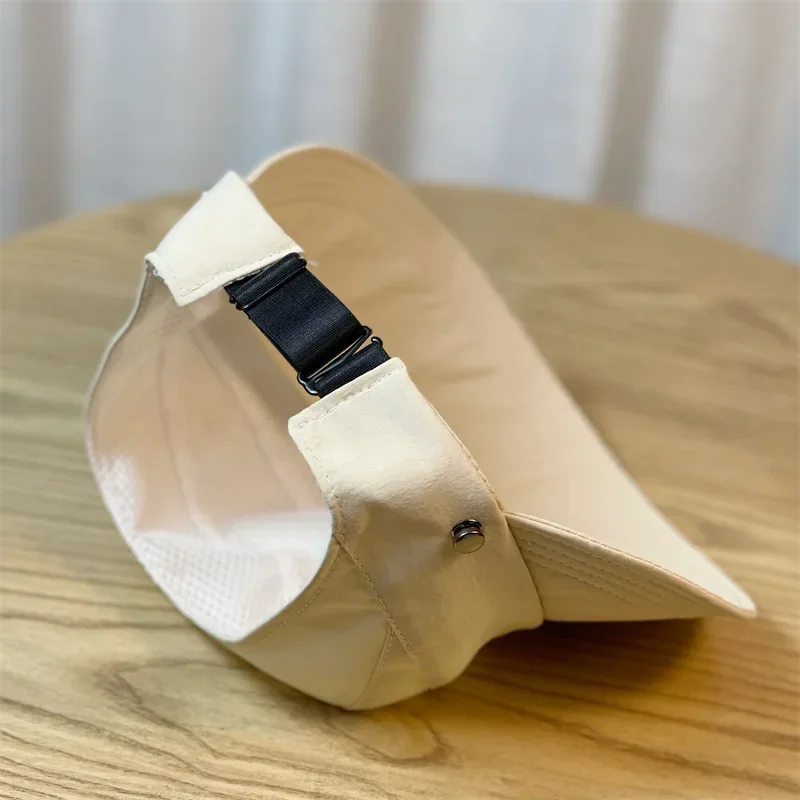 Hot Sale Summer Visors Empty Top Wide Women Anti UV Sunscreen Bucket Female Sun Protection Casual Beach Cap Fisherman Hat Outdoor_mkmklike.com
