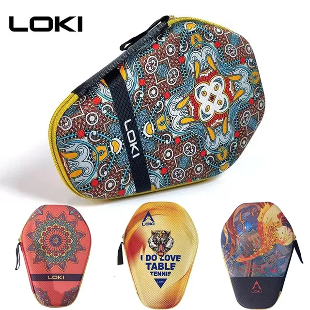 최고의 탁구 라켓 보호: LOKI 오리지널 하드 쉘 탁구 라켓 커버로 가방