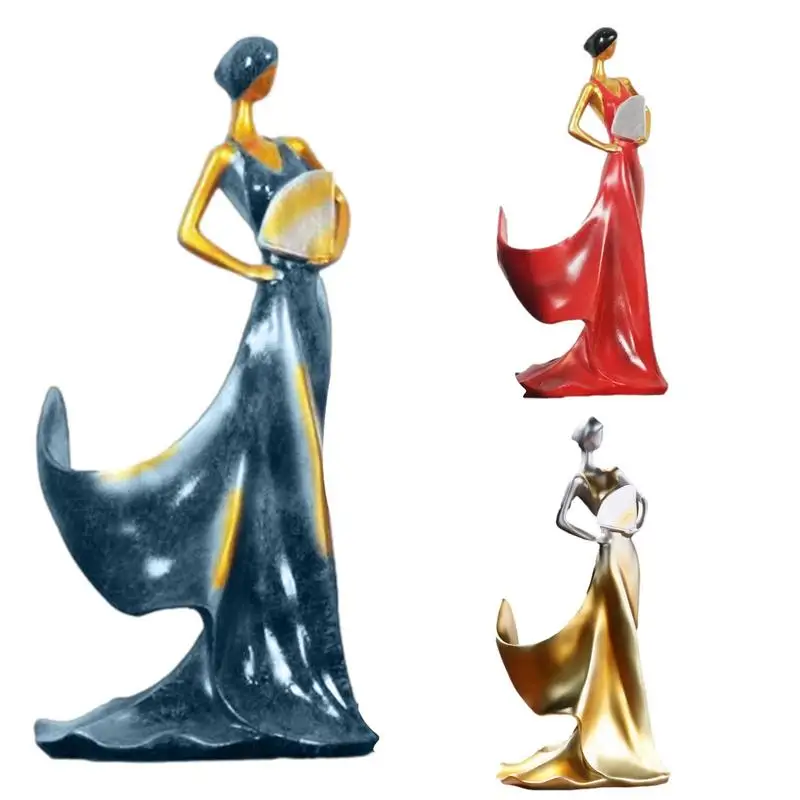 

Wine Holder Small Wine Rack Dancing Girl Resin Countertop Wine Rack Freestanding Wine Holder For Wine Storage Tabletop Wine