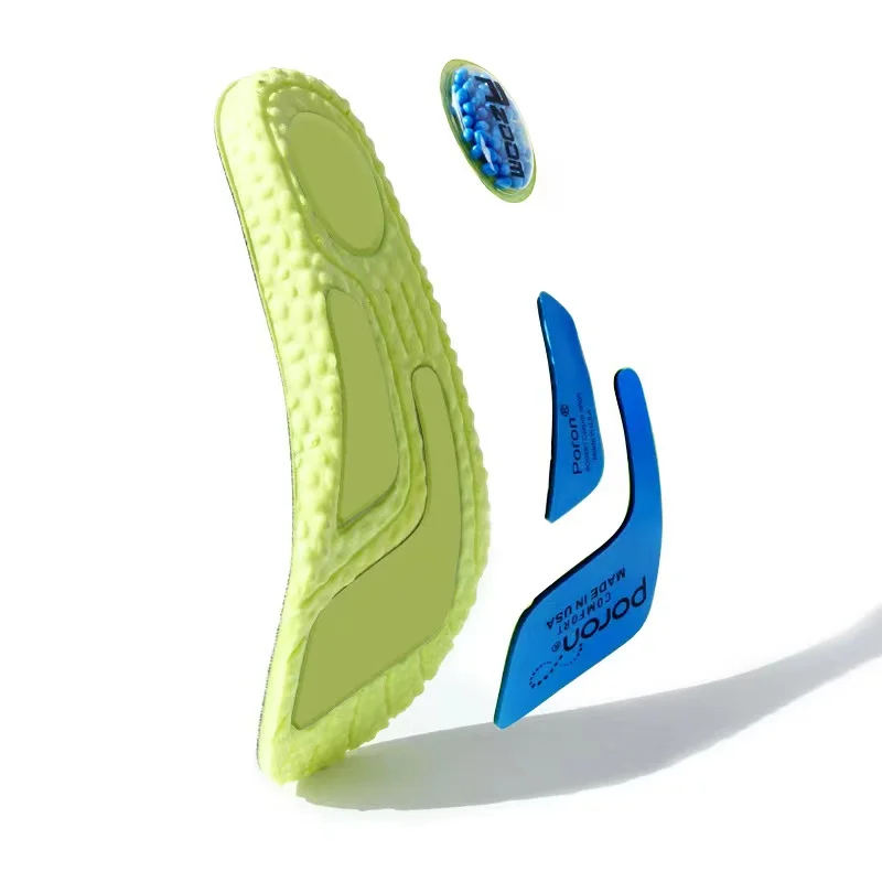 Thickened EVA new sports insole sole shock absorption deodorant breathable pad running insole unisex poron orthopedic insole