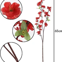 Sakura Artificial Flowers Bouquet for Garden Party Wedding Marriage Decoration Home Room Decor Fake Flowers Table Vase Ornament 6