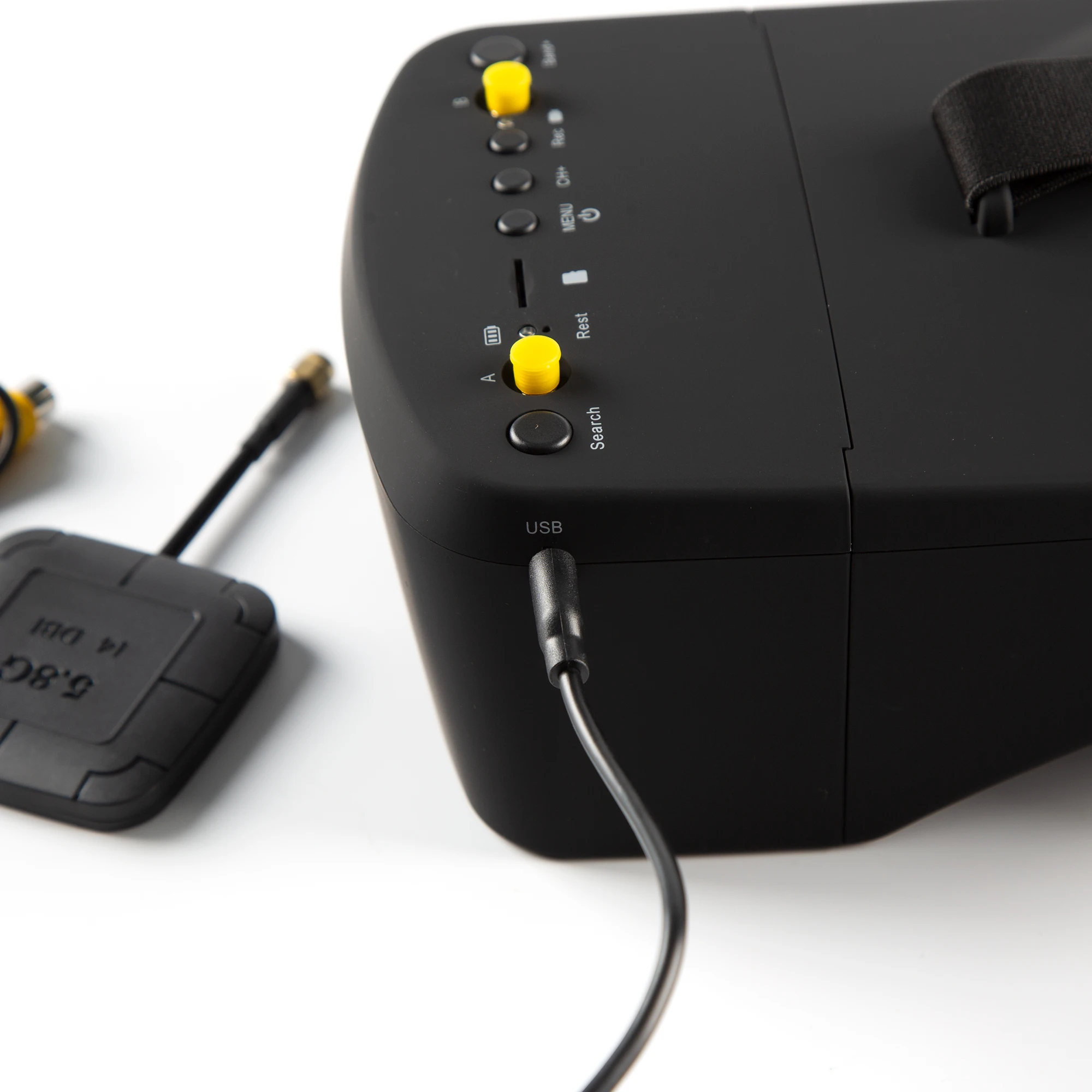 รูปสินค้า แว่นตา FPV 800D 5.8G บันทึกวิดีโอ HD สำหรับโดรน