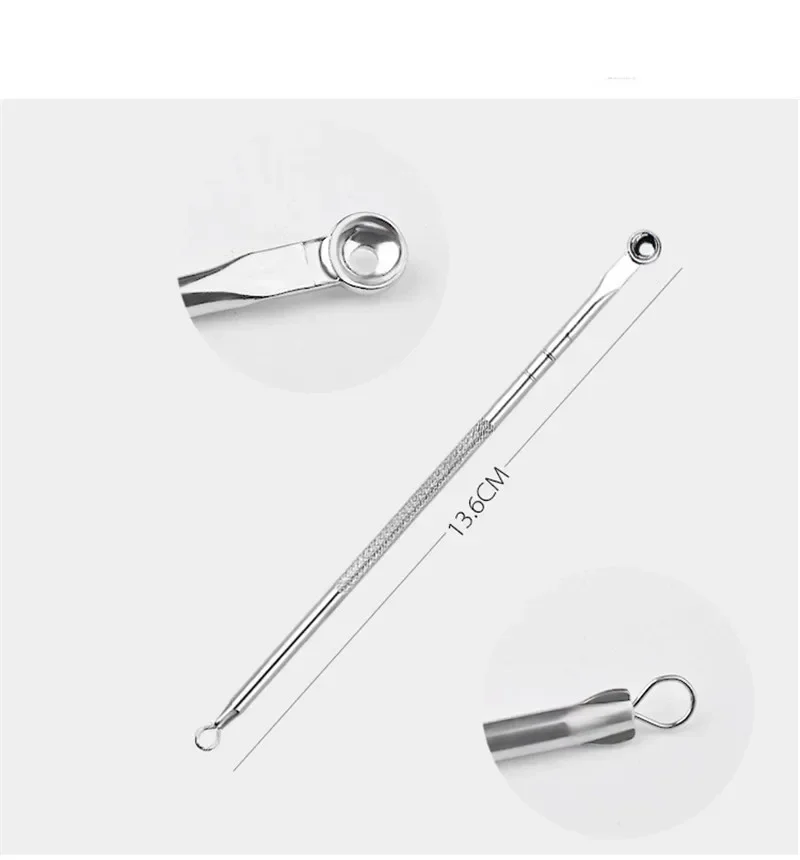 5Pcs/Lot stainless beauty blackhead comedone acne pimple blemish extractor remover needles makeup sets professional makeup set makeup kit