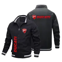 Veste de moto DUCATI pour hommes, veste d'extérieur décontractée à la mode, fermeture éclair, protection solaire, vêtements de cyclisme pour hommes, printemps-été 5