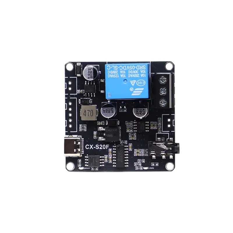 24시간 배송 CX-340 USB to TTL 시리얼 포트 제어 MCU 제어 트리거 CX-S20F 20W MP3 음성 방송 모듈 맞춤형 오디오