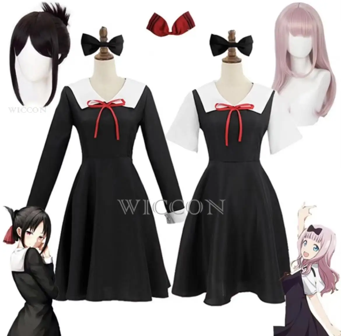 

Shinomiya Kaguya Costume Anime Kaguya-sama: Love Is War Cosplay Women In Uniform Pure Campus Style Halloween Costume