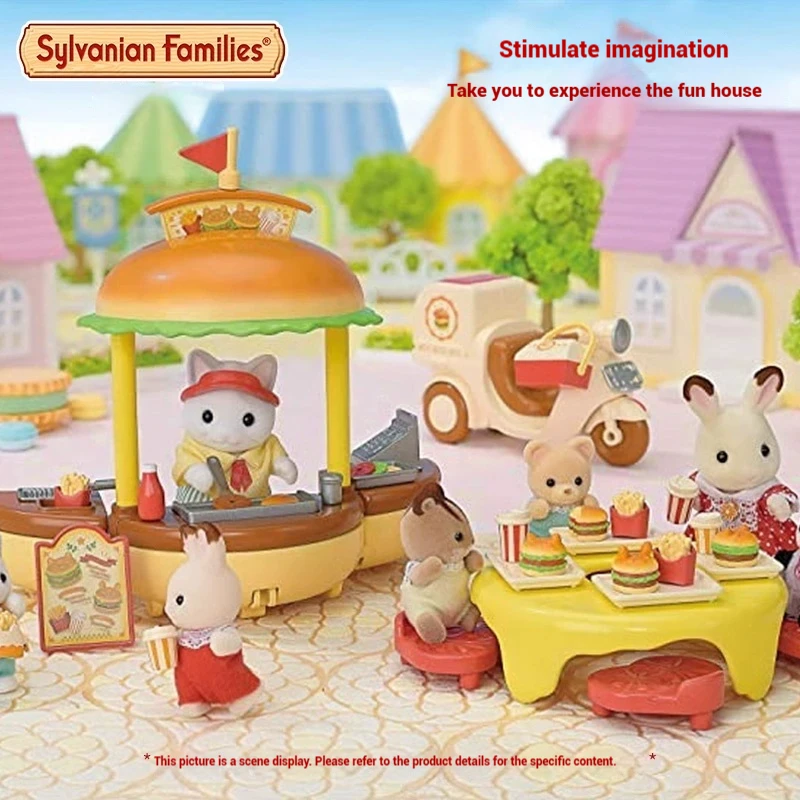 Authentic Sylvanian Families Anime Character Simulation Playhouse Toy Room Decoration Toy Christmas Gift 2