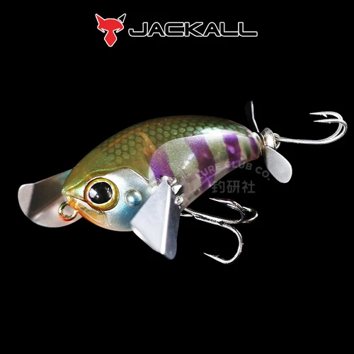 Jackall Little Fat Pompadour Water System Wave Climbing Propeller Small  Aircraft Black Pit Perch Road Subbait - Fishing Lures - AliExpress