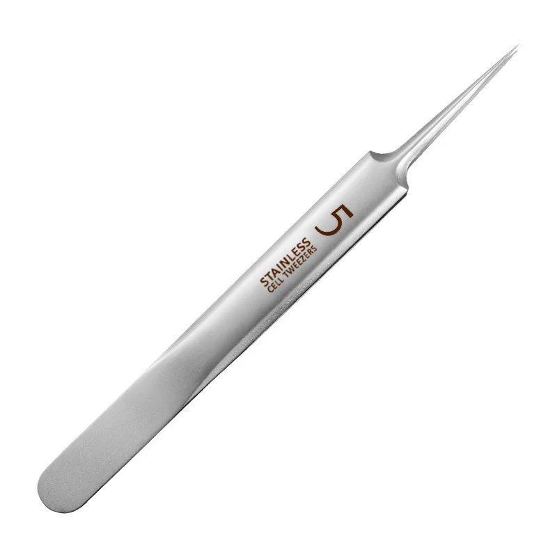 Professional Ultra-fine No. 5 Acne Blackhead Removal Tweezers Beauty Salon Pimples Needles Deep Cleaner Clip Face Skin Care Tool pimples blackhead tweezers