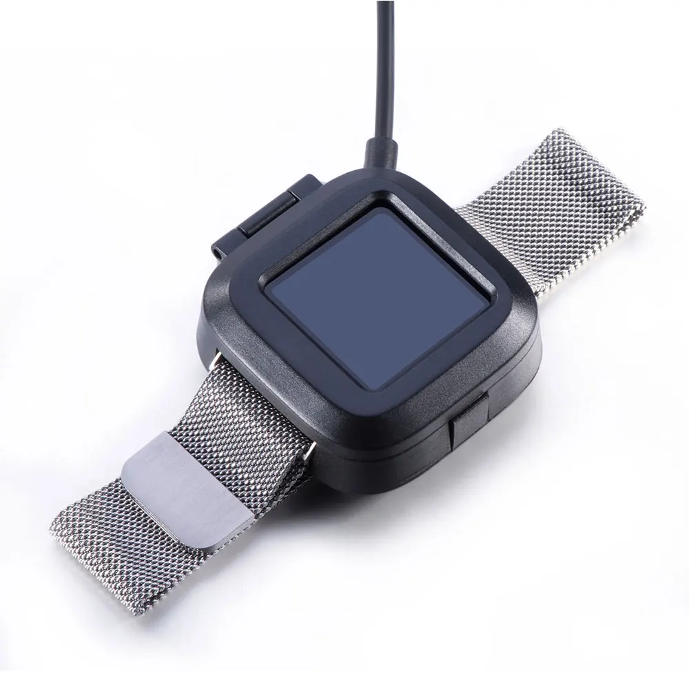 Fitbit Versa2 용 USB 충전기 스마트 팔찌 Fitbit Versa Lite Versa 2 용 USB 충전 케이블 케이블 코드 클립 독 액세서리