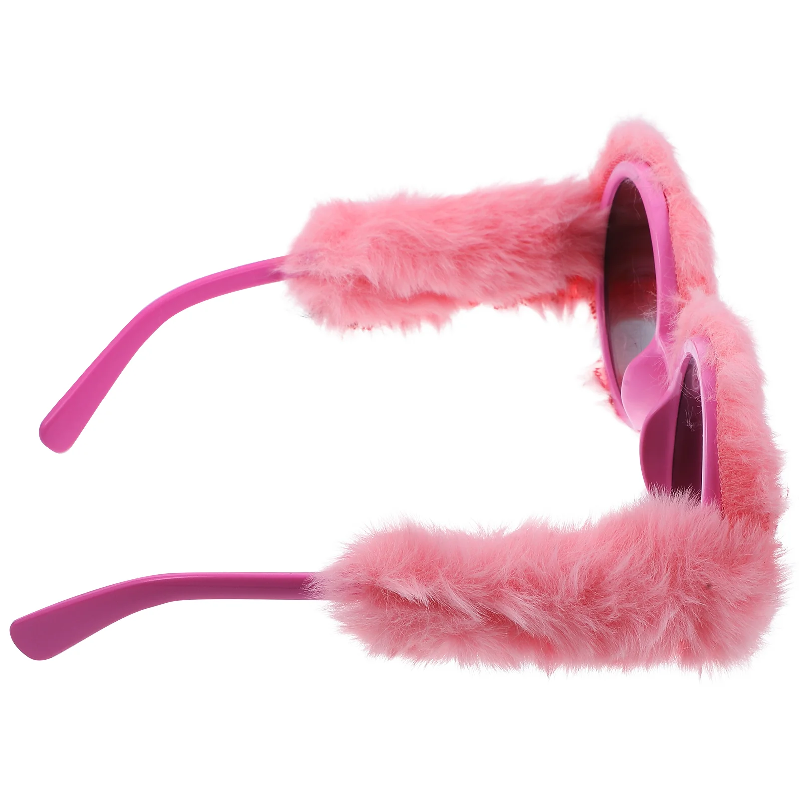 Funny Sunglasses Deocrative Plush Crazy Decorative Funky Costume Accessories Eyewear Props Aesthetic Artificial Lovely