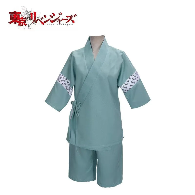 Tokyo Revengers: Manjiro Sano | Green Cosplay Costume Set 24 Tokyo Revengers Takemichi Mikey Jacket Cosplay Costume