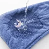1pc Quickly Dry Hair Hat Super Absorbent Soft Bathroom Women Head Towels Girls Cute Hair Towel Hair Dry Wrap Bonnets 5
