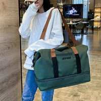 Sac de voyage extensible pour femmes, sac à main de sport, sac de Fitness, grande capacité, sac de nuit pour week-end à une épaule 2