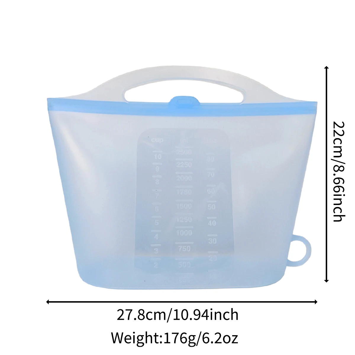 Large Capacity Reusable Silicone Storage Bag – Foldable & High Temperature Resistant
