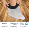 Waterproof Cast Cover Leg for Adult Ankle Shower Bath Watertight Foot Protector Wounds for Swimming Bath Accessories 5
