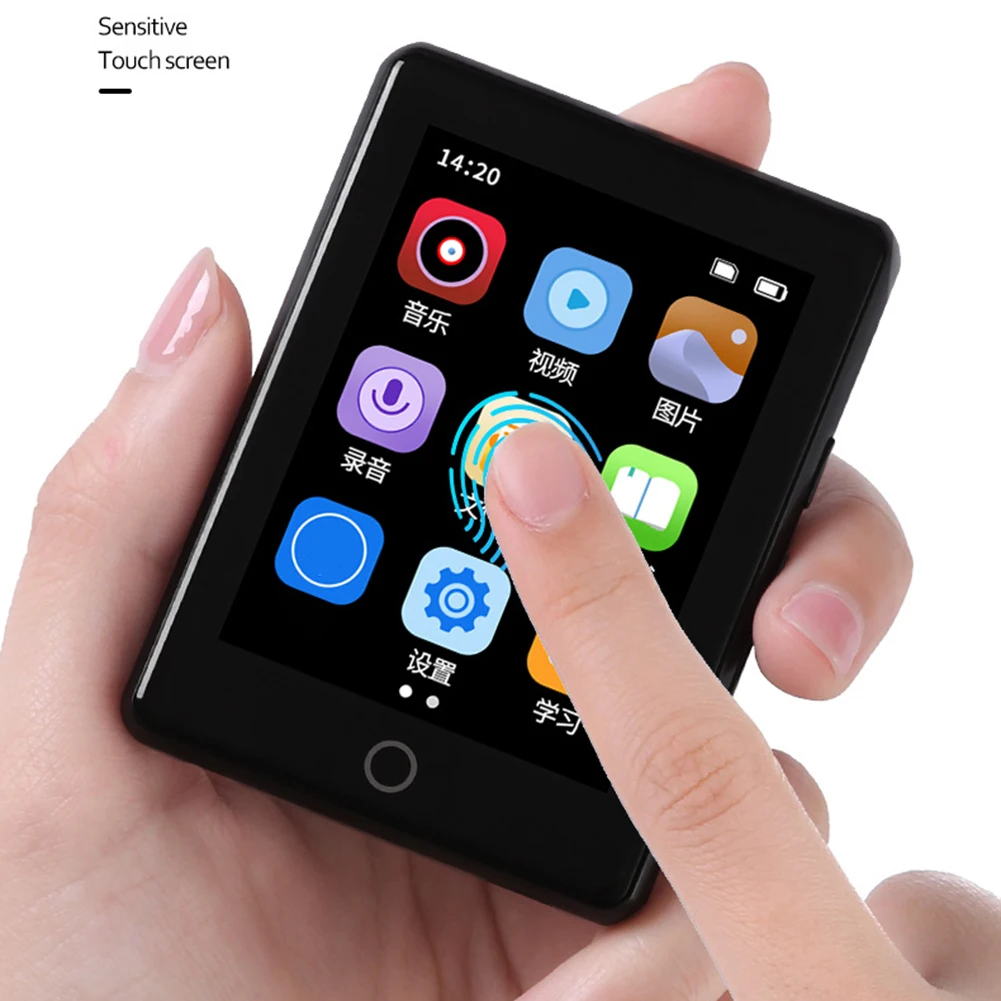 4/8/16/32GB Music MP3 MP4 Player Bluetooth-Compatible 5.0 Portable Music Player HIFI Sound Quality Support FM Radio/E-Book
