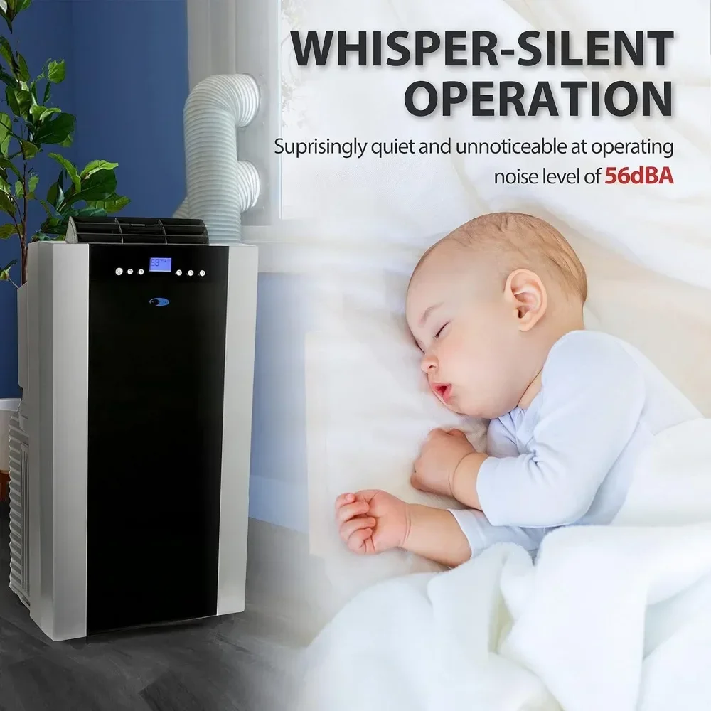 Whynter ARC-14SH 14,000 BTU (9,200 BTU SACC) Dual Hose Portable Air Conditioner and Portable Heater 4