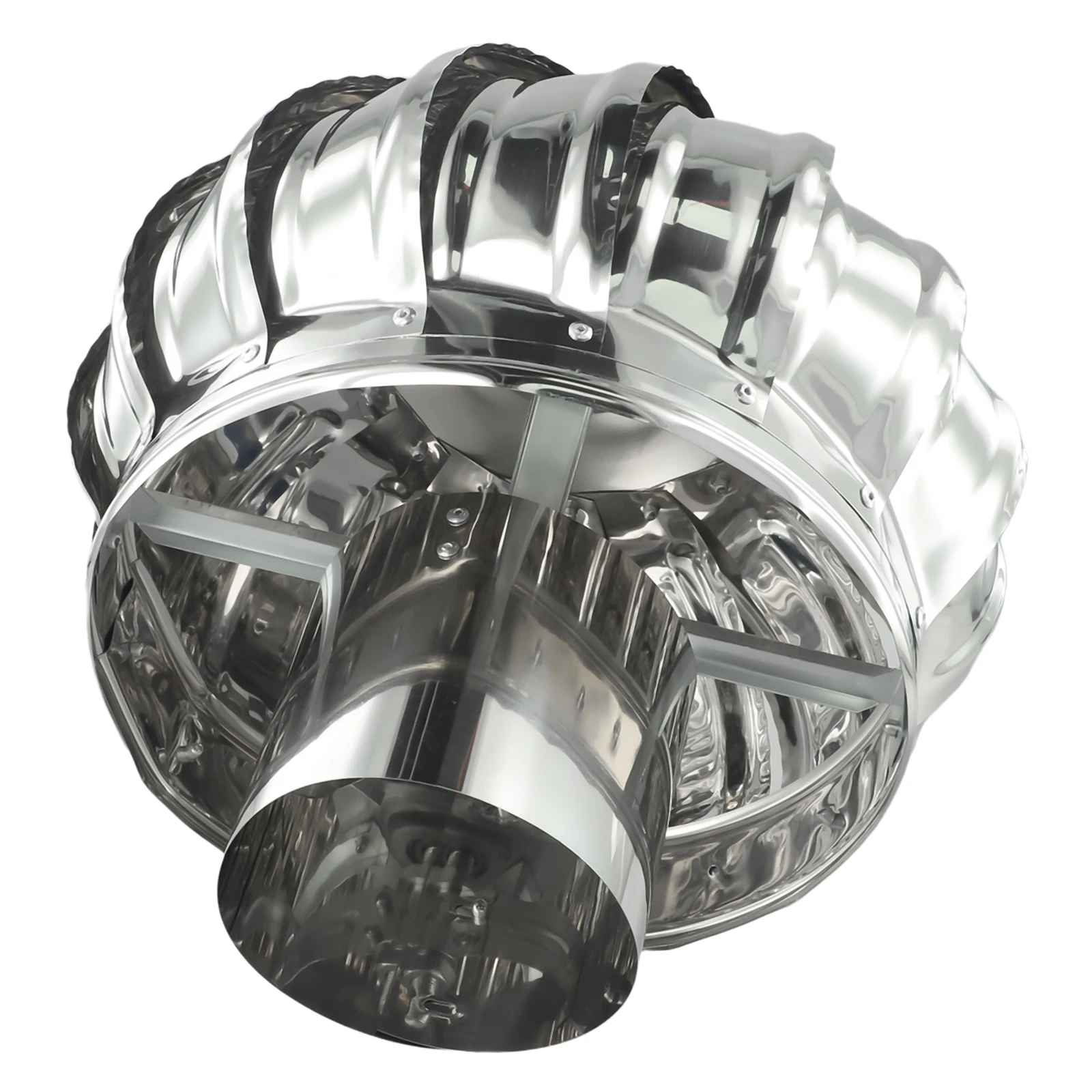 Chimney Cowl Cap Pot Guard Stainless Steel Flue Pipe Cover Cap Vent Top Exhaust Wind Home Improvement Cooling System