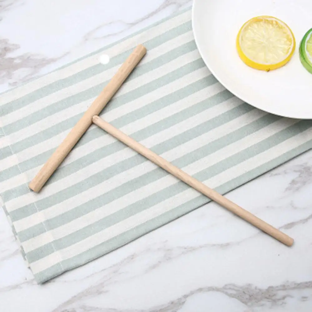 Pancake Tool 1/2PCS Crepe Maker Pancake Batter Wooden Spreader Stick Home DIY Cake Baking Omelette Pie Tools Hogar Cocina Home Kitchen Tool