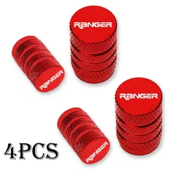 Durable Waterproof Car Tire Valve Caps - Set of 4, Premium Auto Wheel Accessories (Ranger)