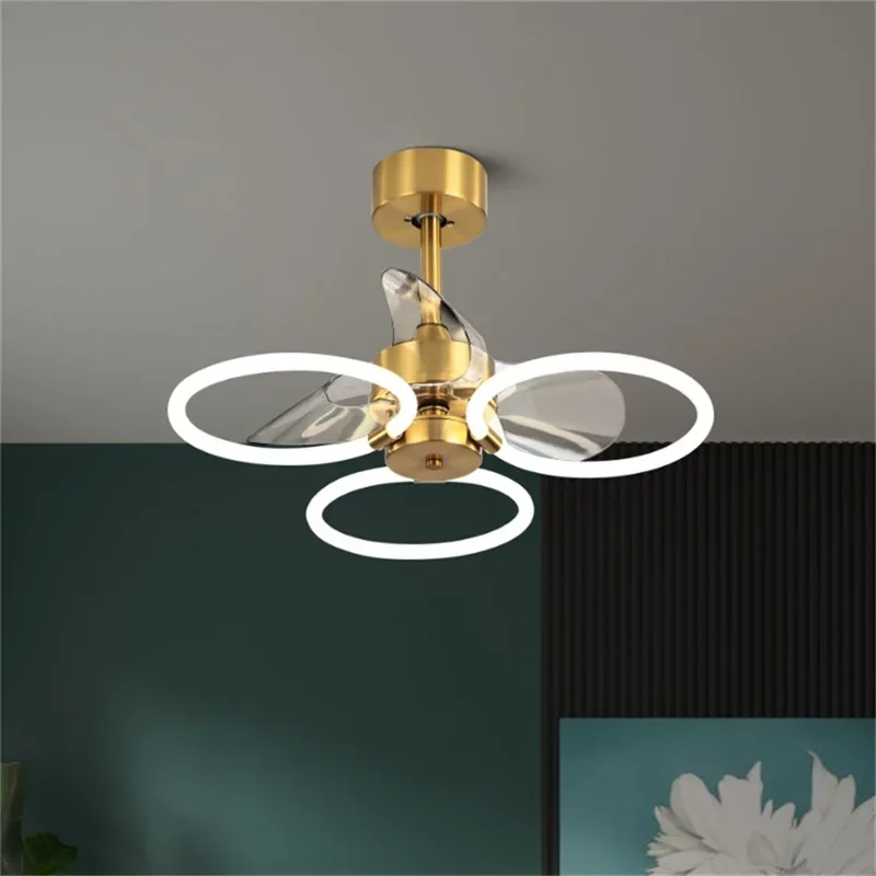 COLIN Nordic COLIN Ceiling Fan Lights Remote Control with LED Modern Creative Lighting for Home