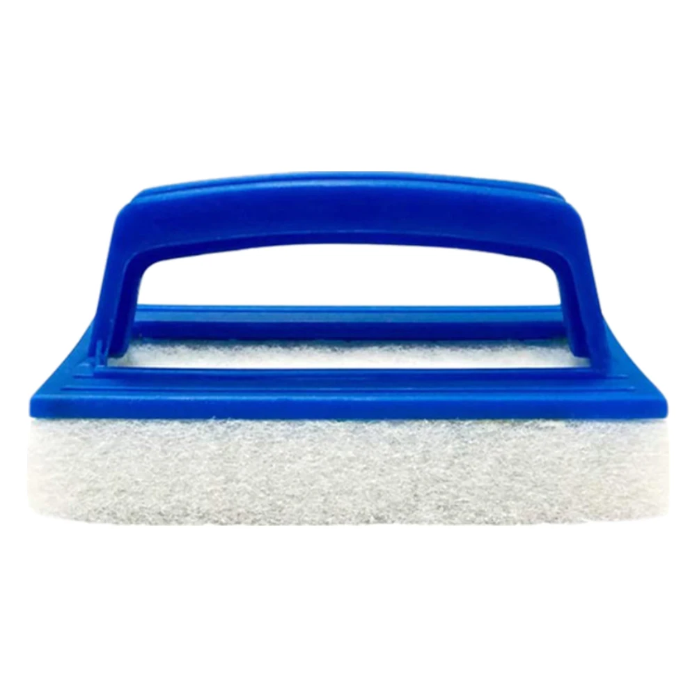 Sponge Brush Pools Cleaner with Handle Handheld Pool Scrub Brush Pool Surface Cleaning Scrubber for Pool Tile Grout Walls