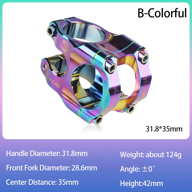 Potence De Guidon Courte VTT – 31,8 X 35 Mm – Aluminium – Universelle