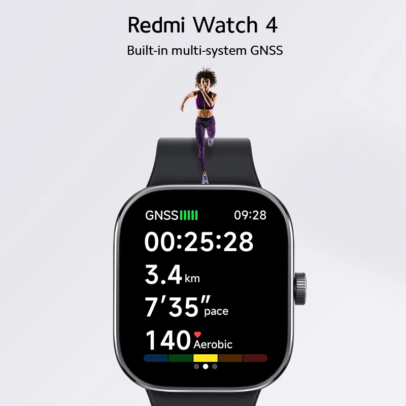 [World Premiere]Version globale Redmi Watch 4 Ultra Large 1.97 ''AMOLED Affichage 20 jours Batterie Autonomie Support 5-système GNSS