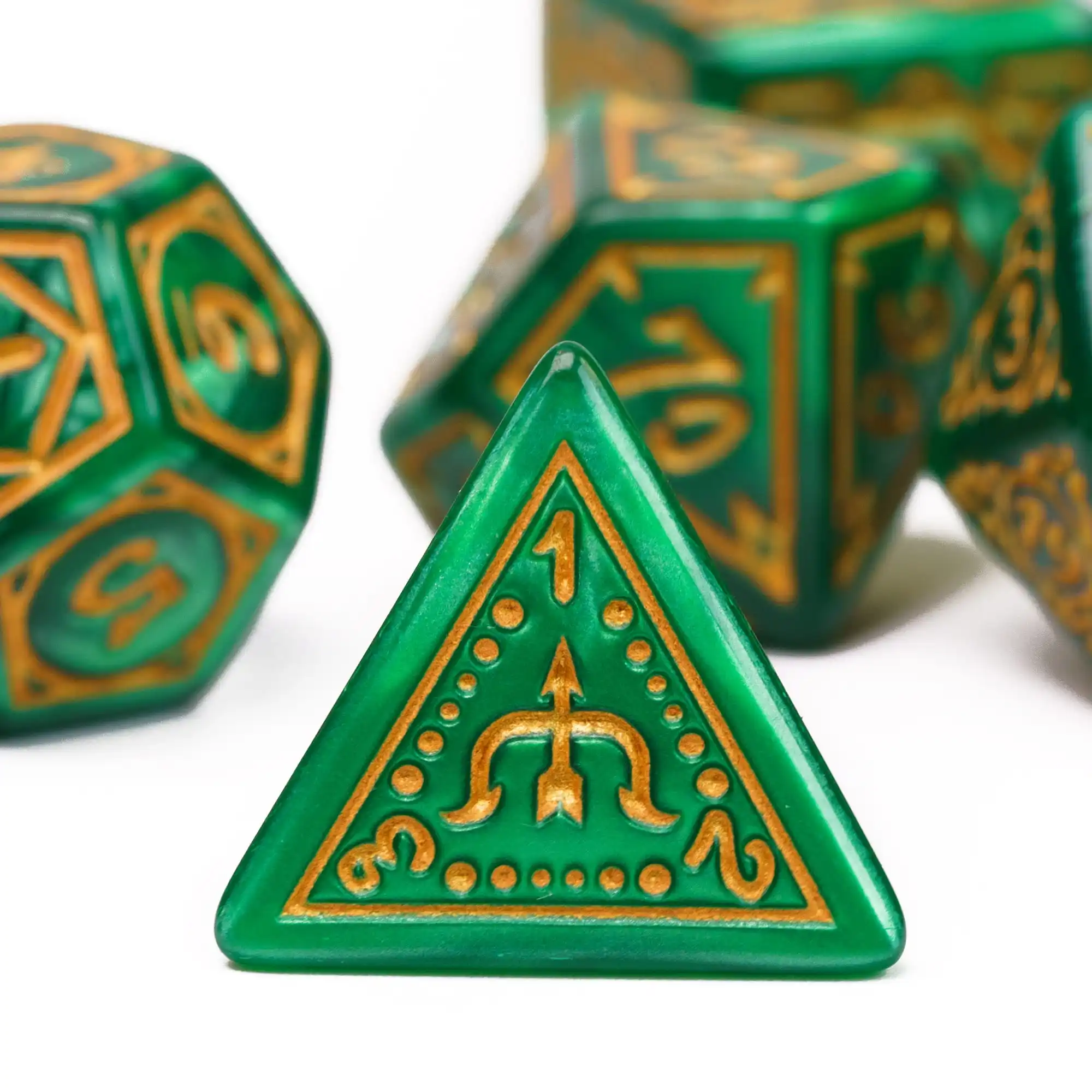 7Pcs/Set Dice Set D4~D20 DND Polyhedral Dice For Role Playing Board Game D&D acrylic dice,game dice,dice set