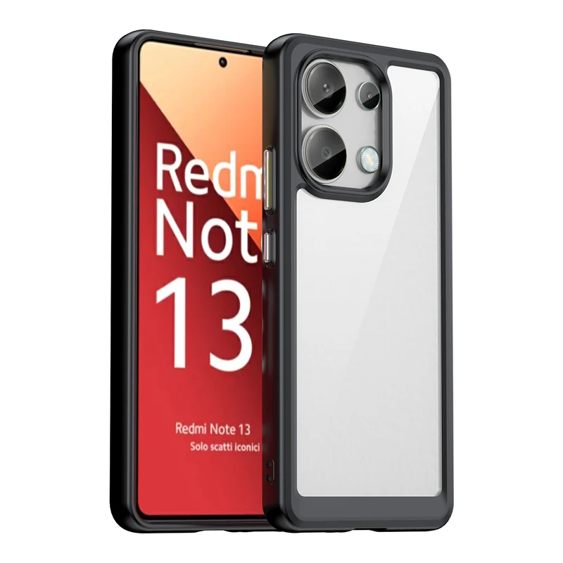 Per Xiaomi Redmi Note 13 Custodia 4G Per Xiaomi Redmi Note 13 Cover Shell Bumper Capa Para Custodia Posteriore Antiurto Per Redmi Note 13 4G