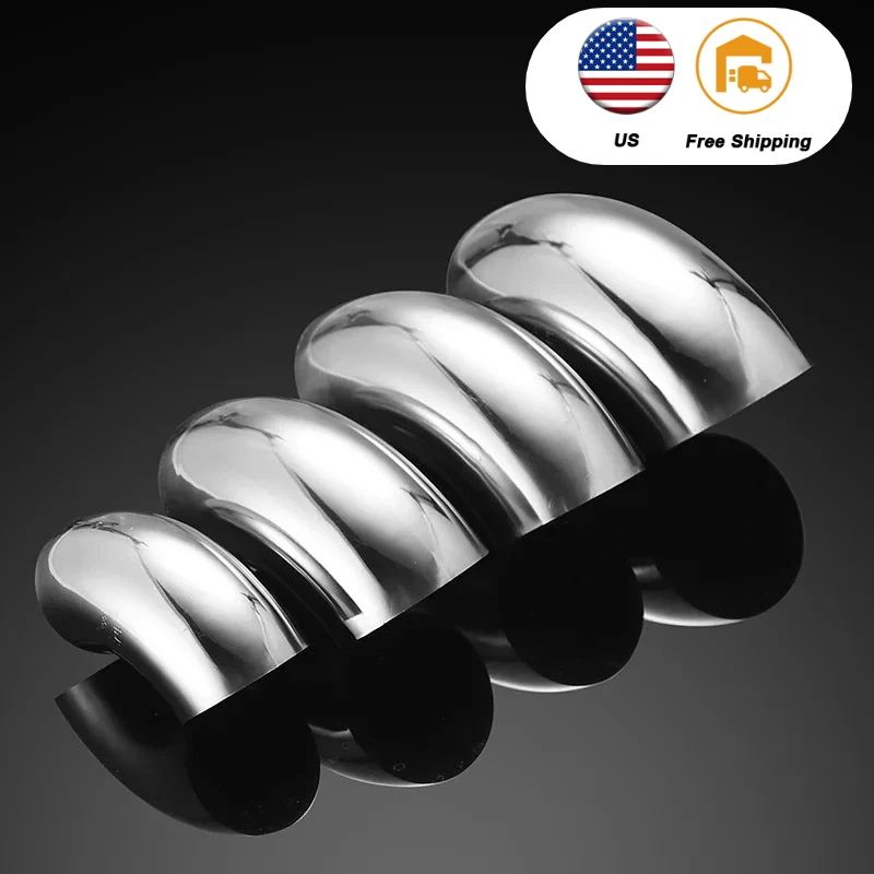 51mm-76mm OD Sanitary Butt Weld 90 Degree Elbow Bend Pipe 304 stainless steel car exhaust pipe muffler welded pipe