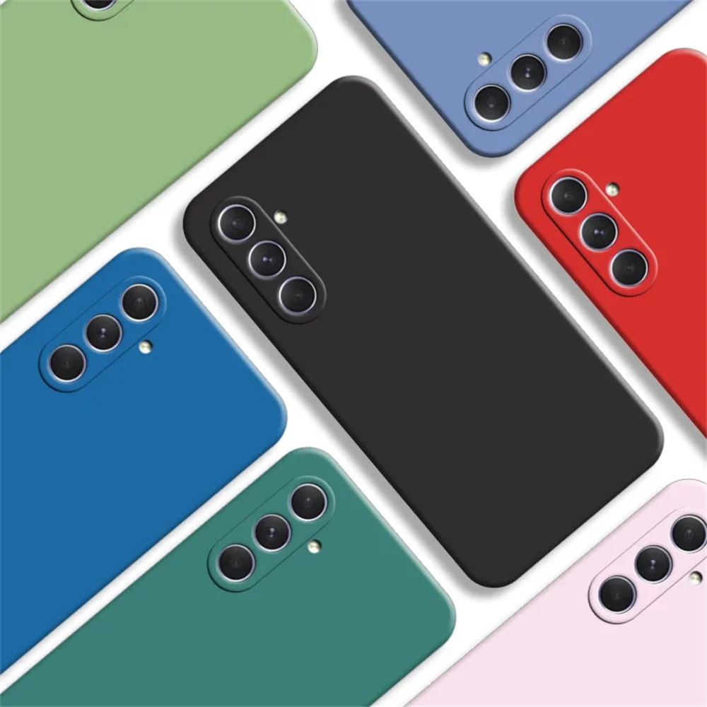 Vibrant Shockproof Liquid Silicone Phone Case with Holder