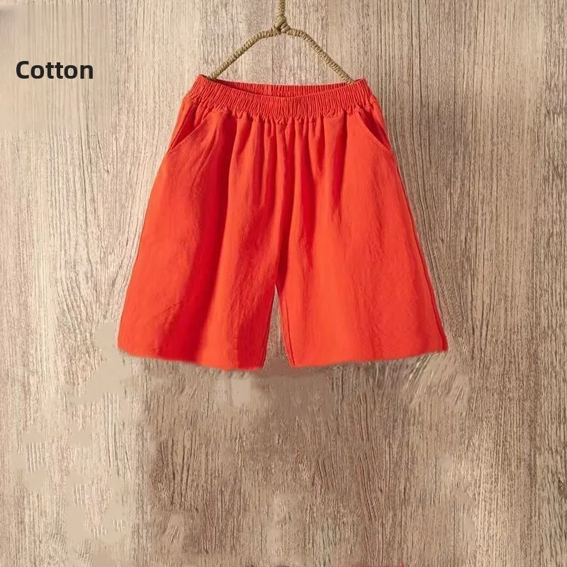 Cotton red [shorts]