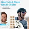 Sport Nasal Dilator Sleep Nasal Breathing Dilators Stop Snoring Breathe Strips Magnetic Nasal Strip Reduce Snoring Sleep Dilator 3