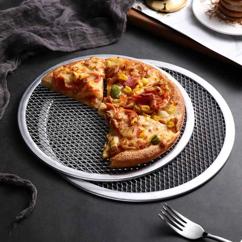 8-13Inch-Non-Stick-Pizza-Screen-Pan-Seamless-Aluminum-Metal-Net ...