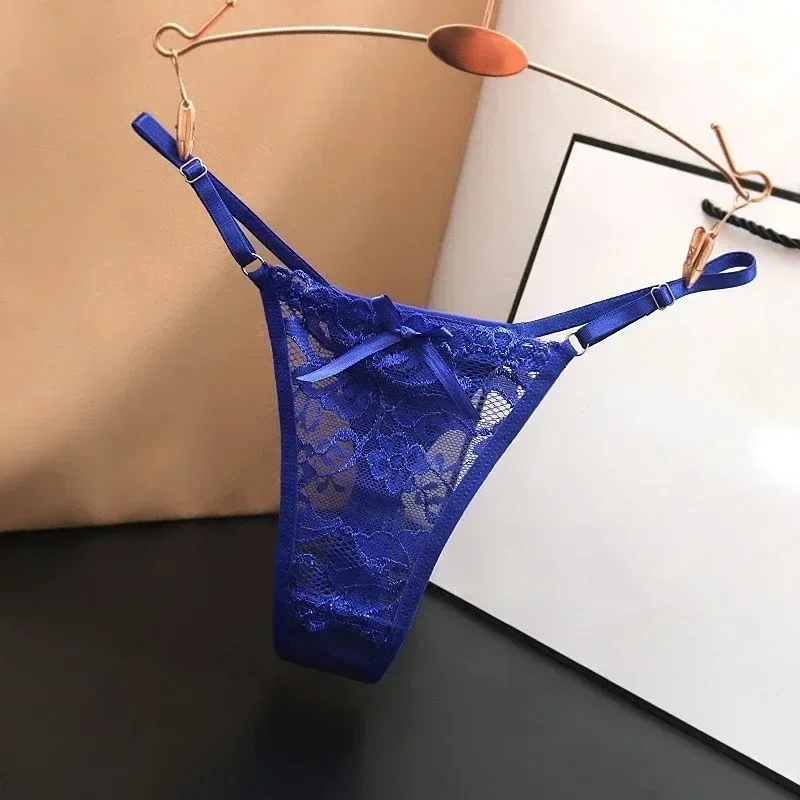 Mesh Lace Transparent Thong Women Panties Underwear Women Seamless G-String Female Underpants Intimates Lingerie Thong