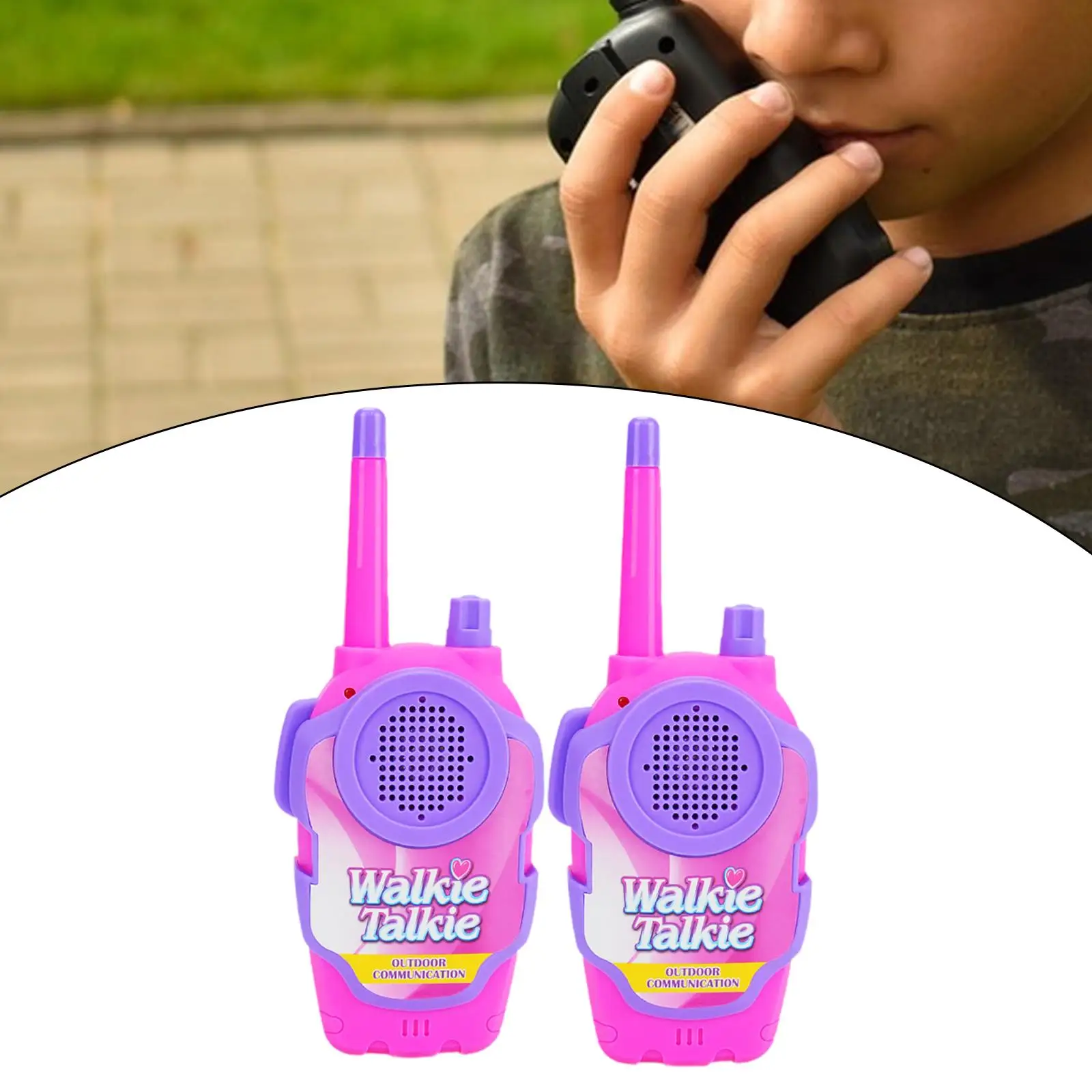 2 Pieces Walkie Talkies for Kids Children Play House Toy Kid Toy Gifts Children 4