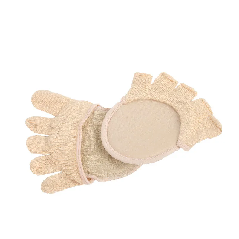 

2pieces=1pair Shoe Cushion Pads Hallux Valgus Corrector Foot Care Separator Cotton Five Finger Toe Socks Bunion Sleeve Protector