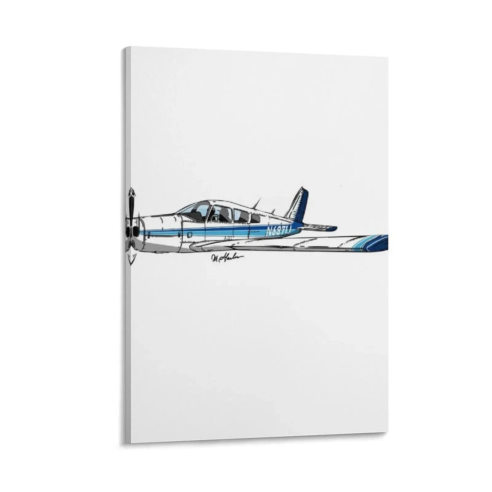 

Piper Arrow N6871J Canvas Painting wall art house decoration