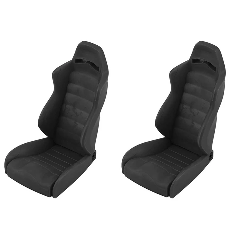 

2X пластиковое сидение для внедорожника 1/10 RC Axial SCX10 Wraith RR10 Traxxas TRX4, черный