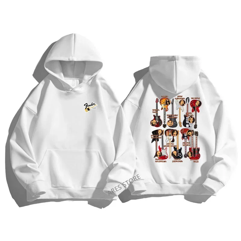 

Men Women 100%Cotton Hoodie Music Band Guitar Print Hoodies High Quality Hooded Sweatshirt Spring Autumn Pullover Free Shipping