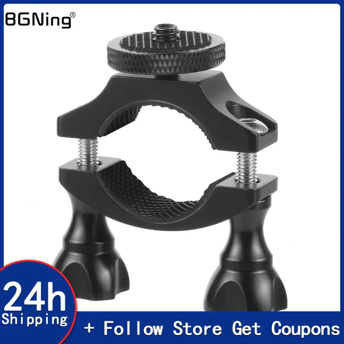 Fahrrad Fahrrad Motorrad Lenker Halterung Clip Halter 1/4 "Stativ Adapter für GoPro 13 12 für insta360 X4 Osmo 360 ° Actionkamera