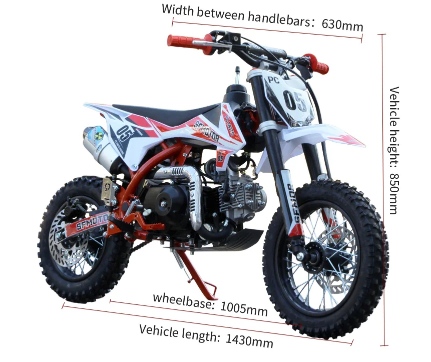 Children's Mini Bicycle Motorcycle 49cc Maximum Speed 40 Km/h