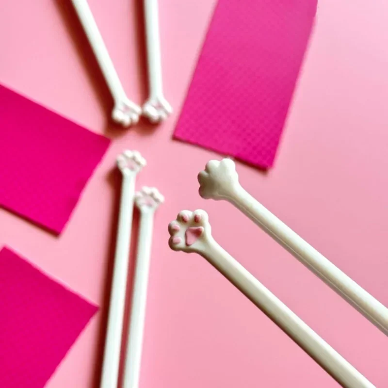 New Cat Paw Chopsticks Plastic Children Beginner Eating Training Chopsticks Easy Use Learning Reusable Tableware Kitchen Tool