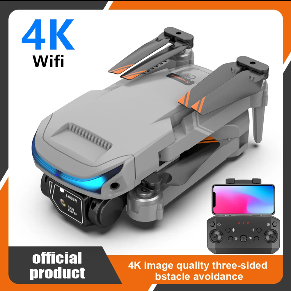 Drone 4K Profesional GPS 5KM Dual HD Quadcopter с камерой 360 уклонением от препятствий 5G WiFi VS DJI Mini RC