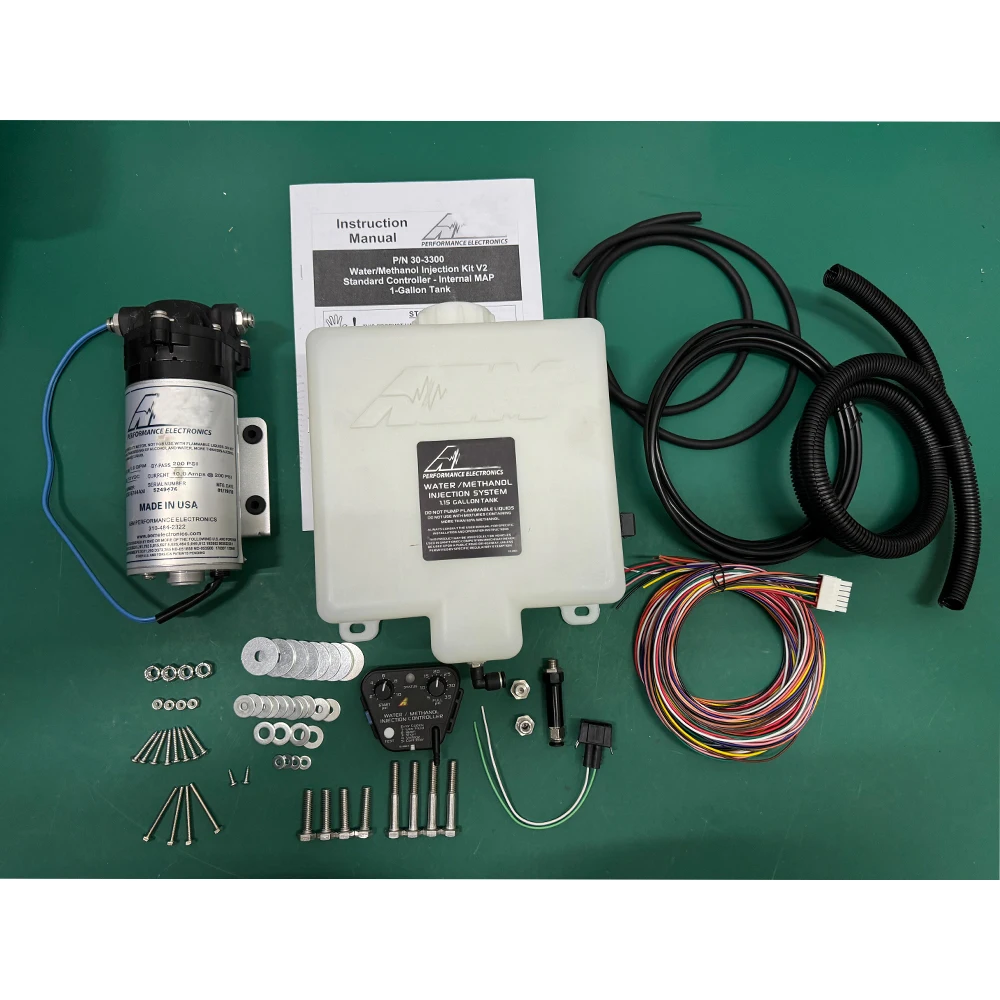 New Set 30-3300 303300 Water/Methanol Injection Kit V2 1 Gallon Tank With Fluid Internal MAP Sensor 30 3300 High Quality For AEM
