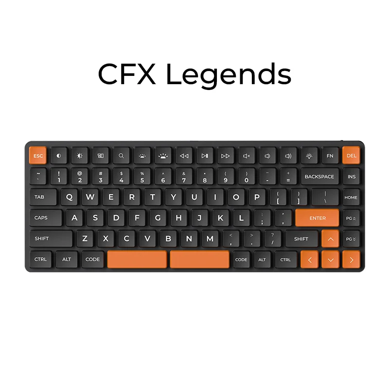 Chosfox CFX Choc Low Profile PBT Keycaps for Kailh Chocolate switch