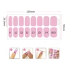 Long-Lasting Semi Cured Gel Diy-Friendly Semi-Cured Easy-Apply Nail Art Non-Toxic Gel Nail Wraps For Everyday Wear 6